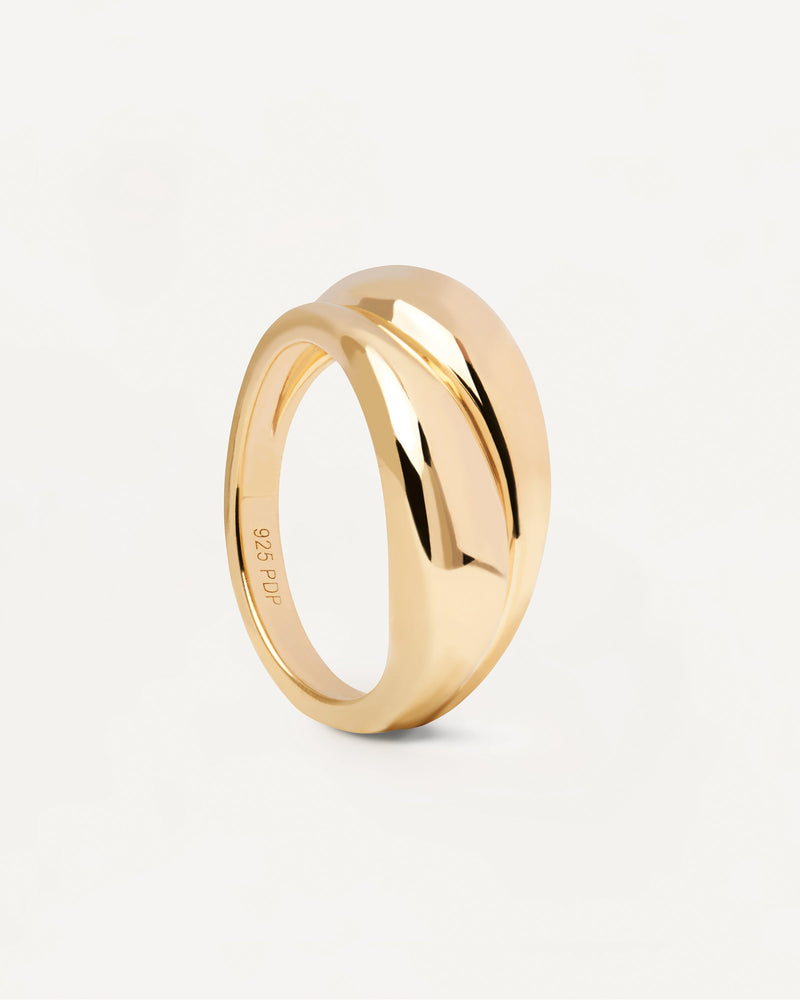 Anillo Desire - 
  
    Plata de Ley / Baño de Oro 18K
  
