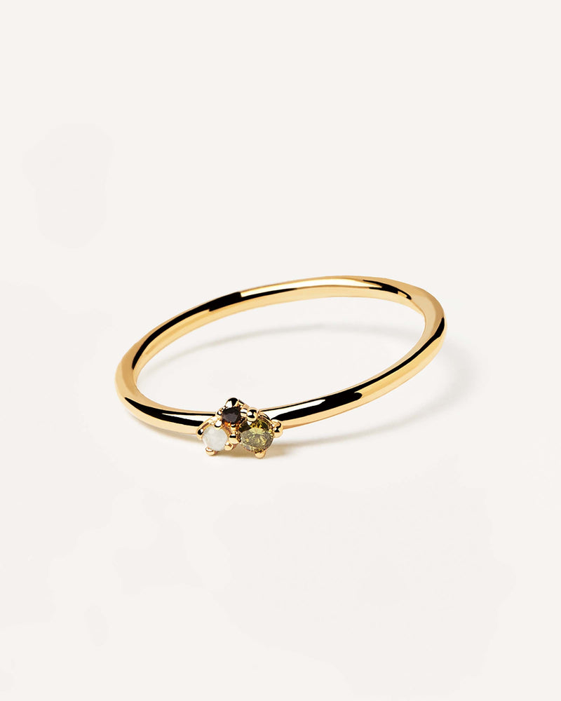 Lime Blush Ring - 
  
    Sterling Silver / 18K Gold plating
  
