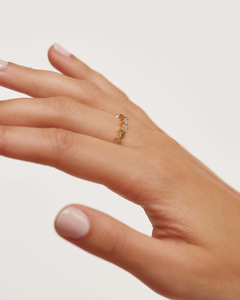 Pistil Ring - 
  
    Sterling Silver / 18K Gold plating
  
