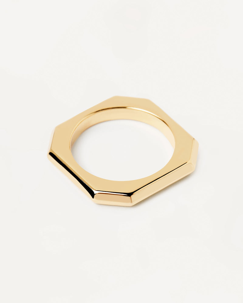 Signature Link Ring - 
  
    Brass / 18K Gold plating
  
