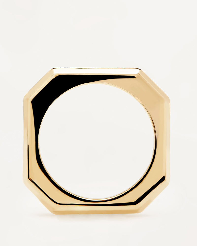 Signature Link Ring - 
  
    Brass / 18K Gold plating
  
