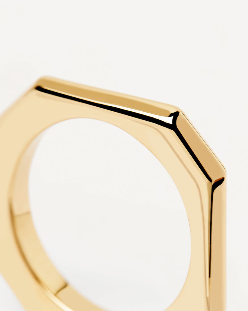 Signature Link Ring - 
  
    Brass / 18K Gold plating
  
