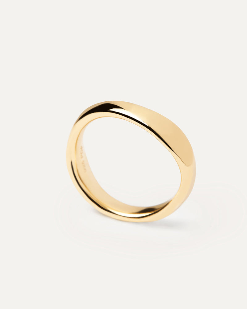 Pirouette Ring - 
  
    Sterling Silver / 18K Gold plating
  
