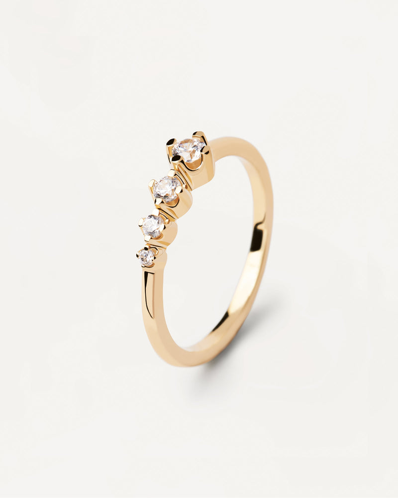 Spark Ring - 
  
    Sterling Silber / 18K Goldplattierung
  
