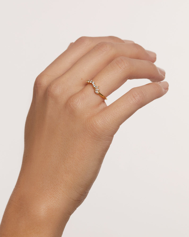 Dance Ring - 
  
    Sterling Silver / 18K Gold plating
  
