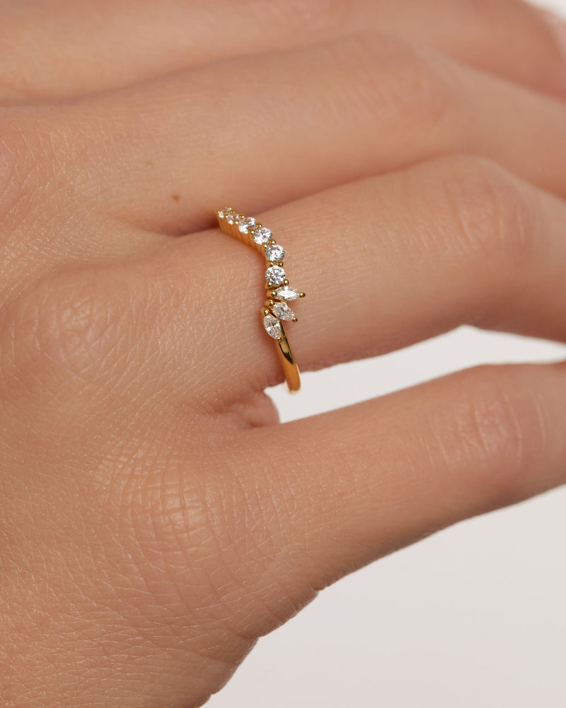 Dance Ring - 
  
    Sterling Silver / 18K Gold plating
  
