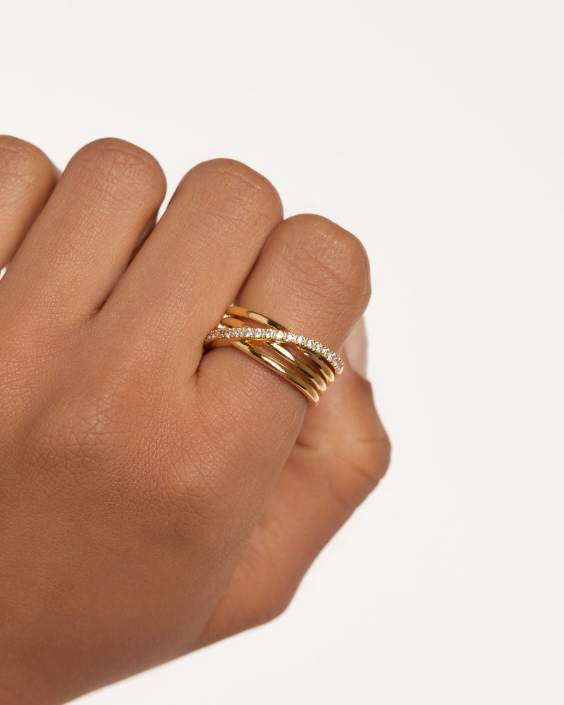 Cruise Ring - 
  
    Sterling Silver / 18K Gold plating
  
