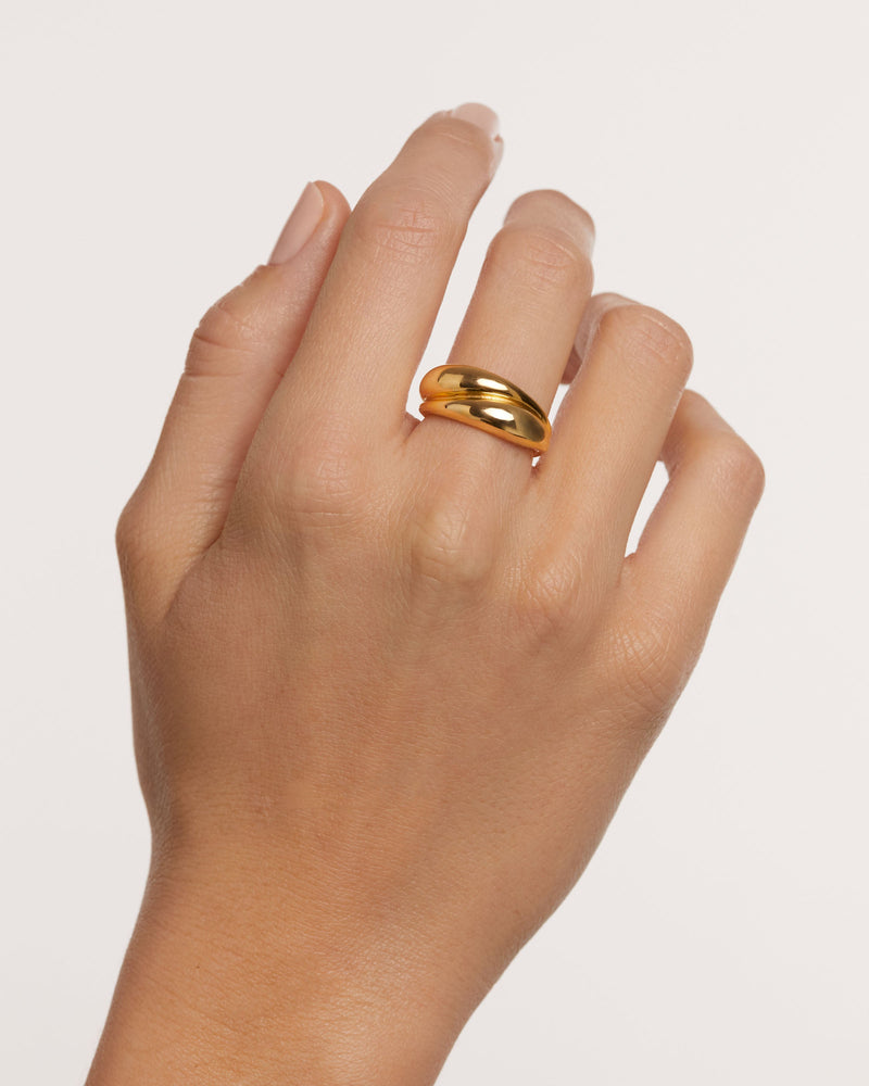 Desire Ring - 
  
    Sterling Silver / 18K Gold plating
  
