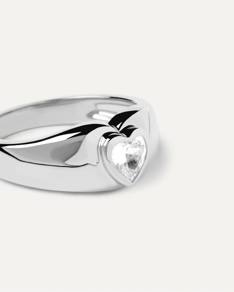 Anello in Argento Bright Heart - 
  
    Argento sterling
  
