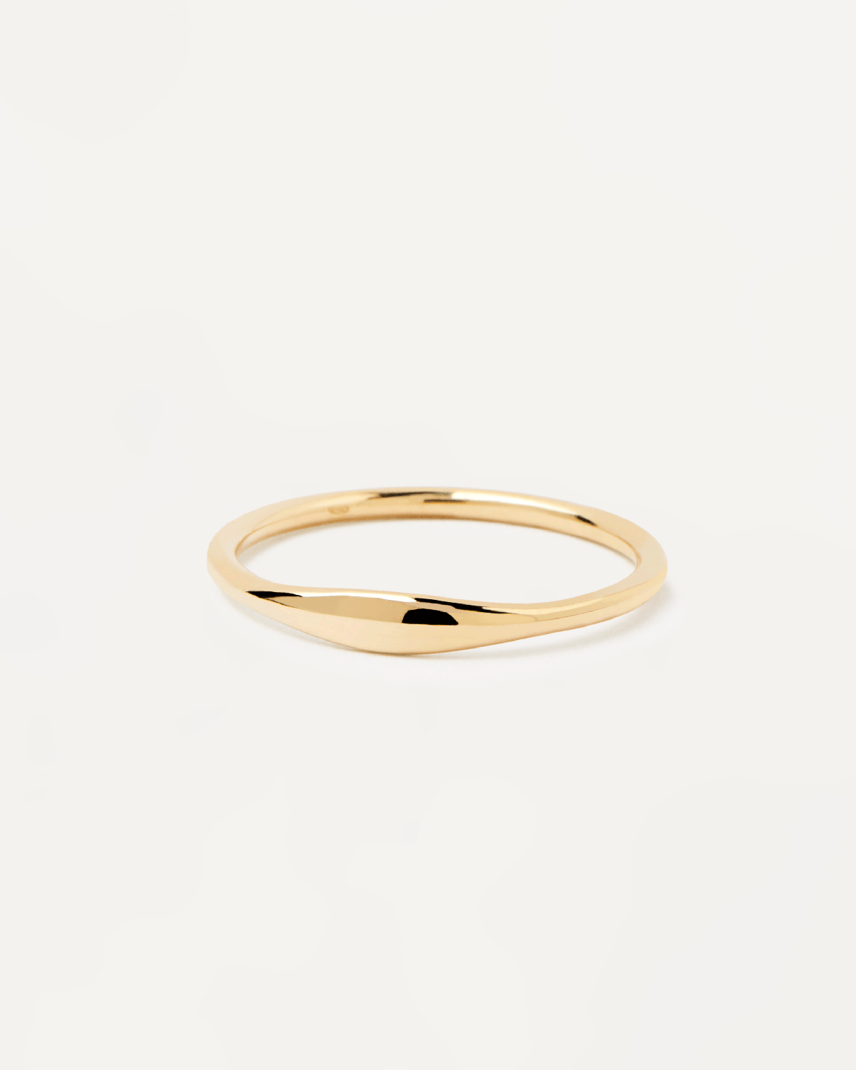 Yellow Gold Wave Ring - PDPAOLA