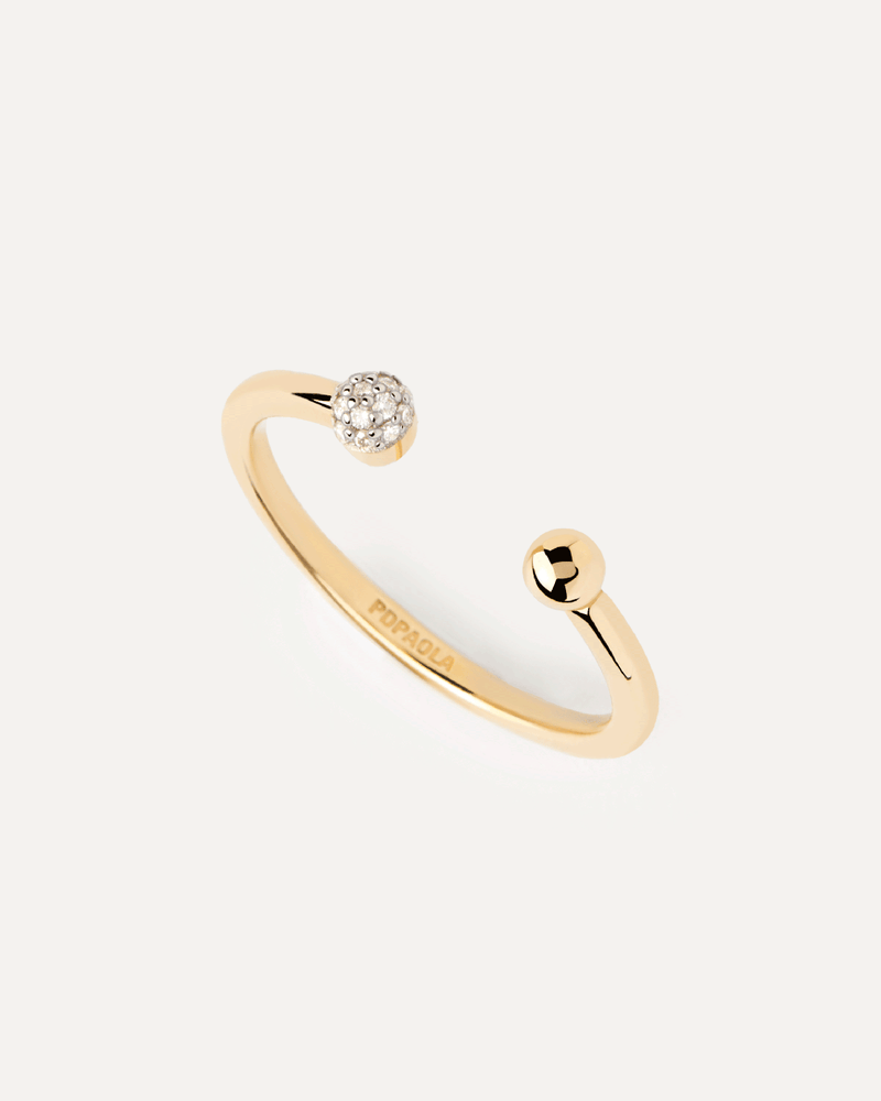 Clara ring aus gold mit diamanten - 
  
    18 kt Gold
  
