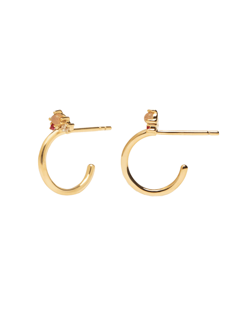 Libellule Earrings - 
  
    Sterling Silver / 18K Gold plating
  
