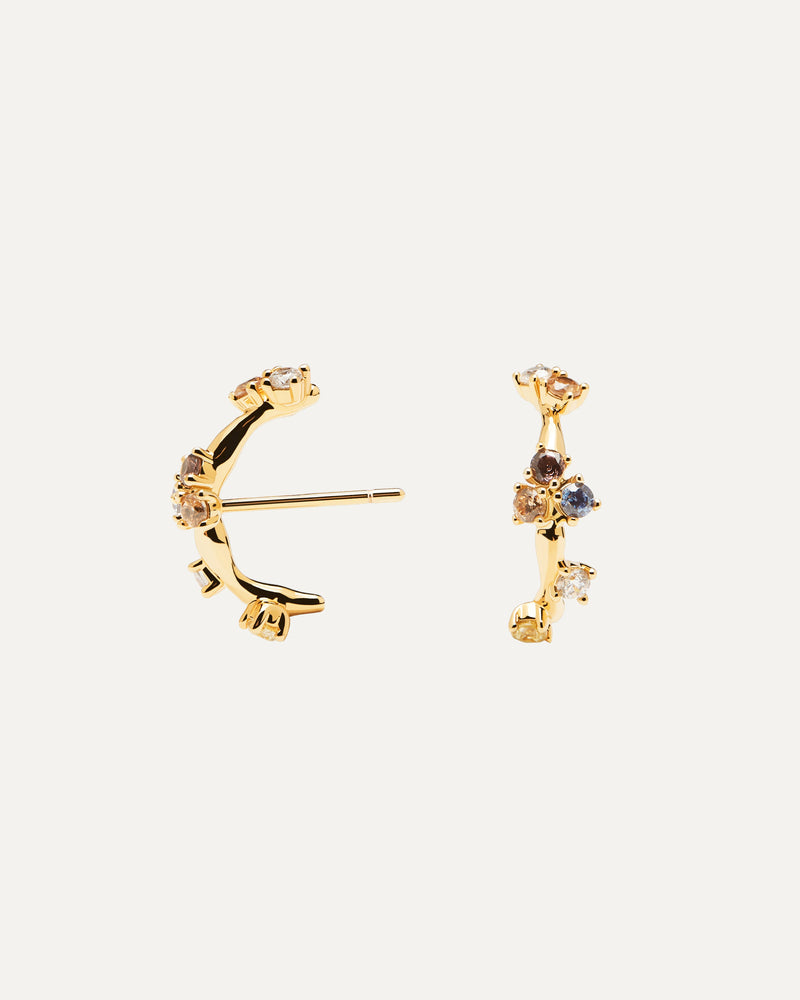 Zoe Earrings - 
  
    Sterling Silver / 18K Gold plating
  
