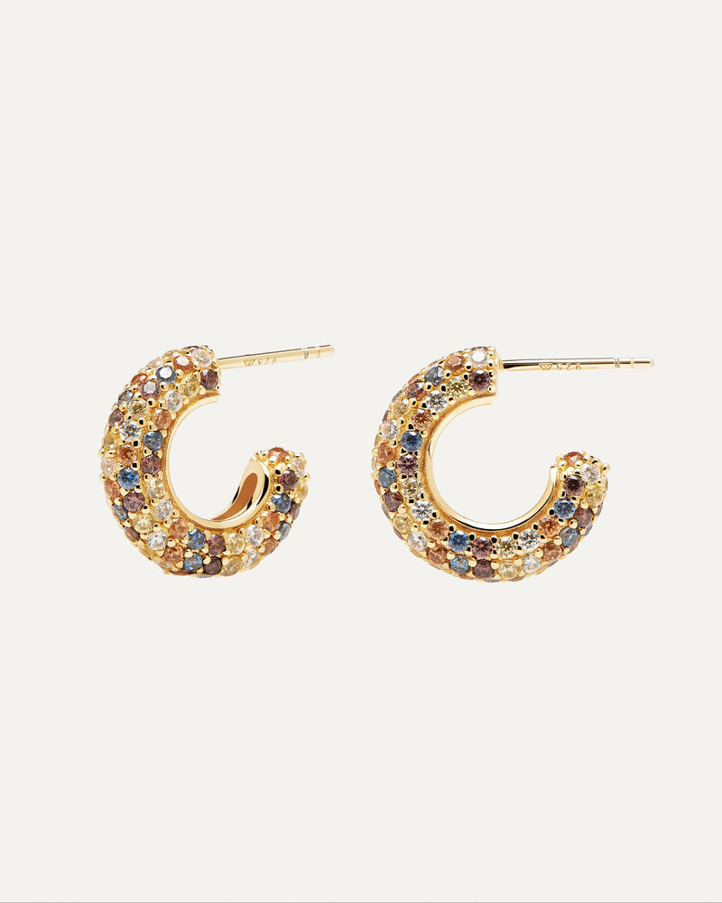 Tiger Earrings - 
  
    Sterling Silver / 18K Gold plating
  
