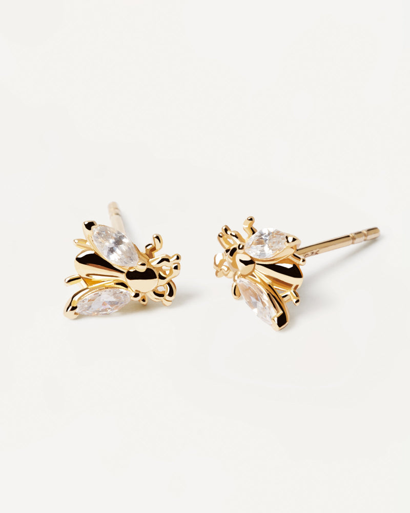 Buzz Earrings - 
  
    Sterling Silver / 18K Gold plating
  
