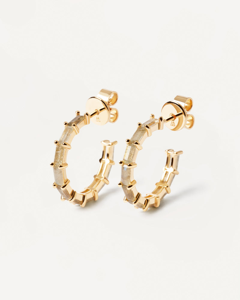 Pistil Earrings - 
  
    Sterling Silver / 18K Gold plating
  
