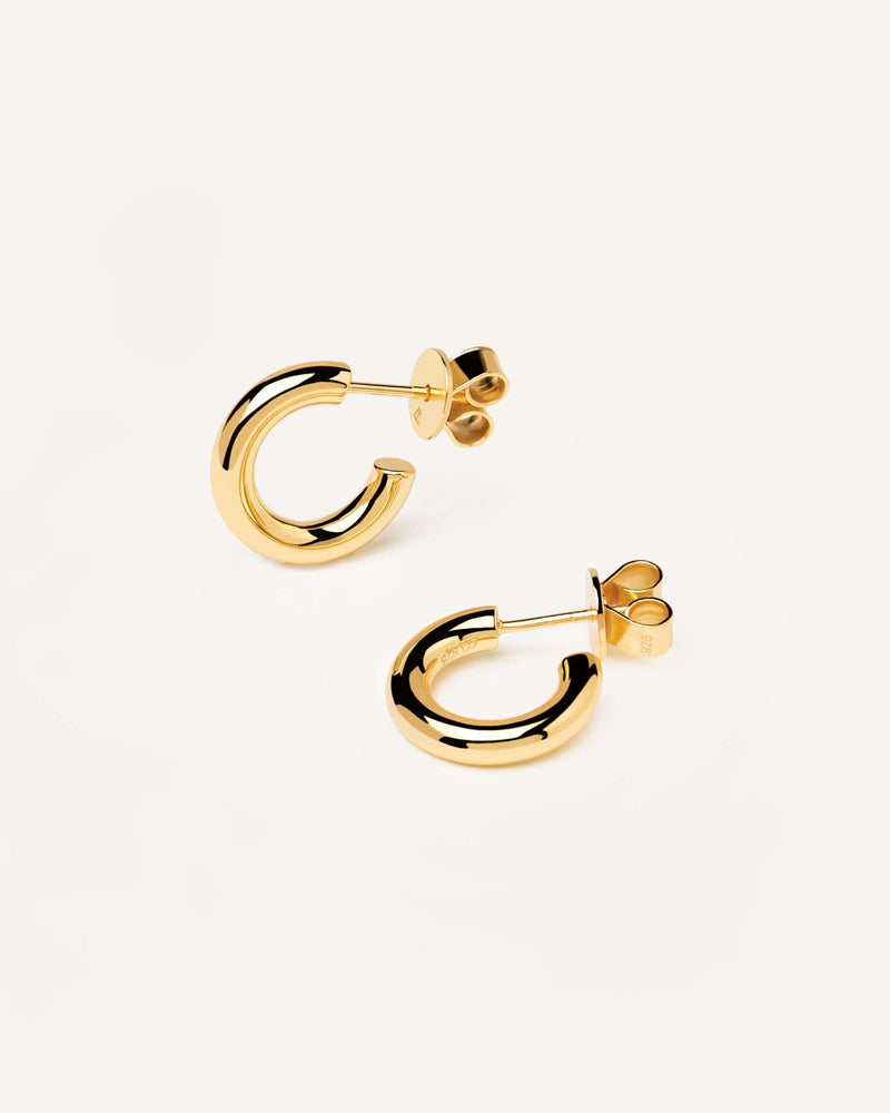 Pendientes Mini Cloud - 
  
    Plata de Ley / Baño de Oro 18K
  
