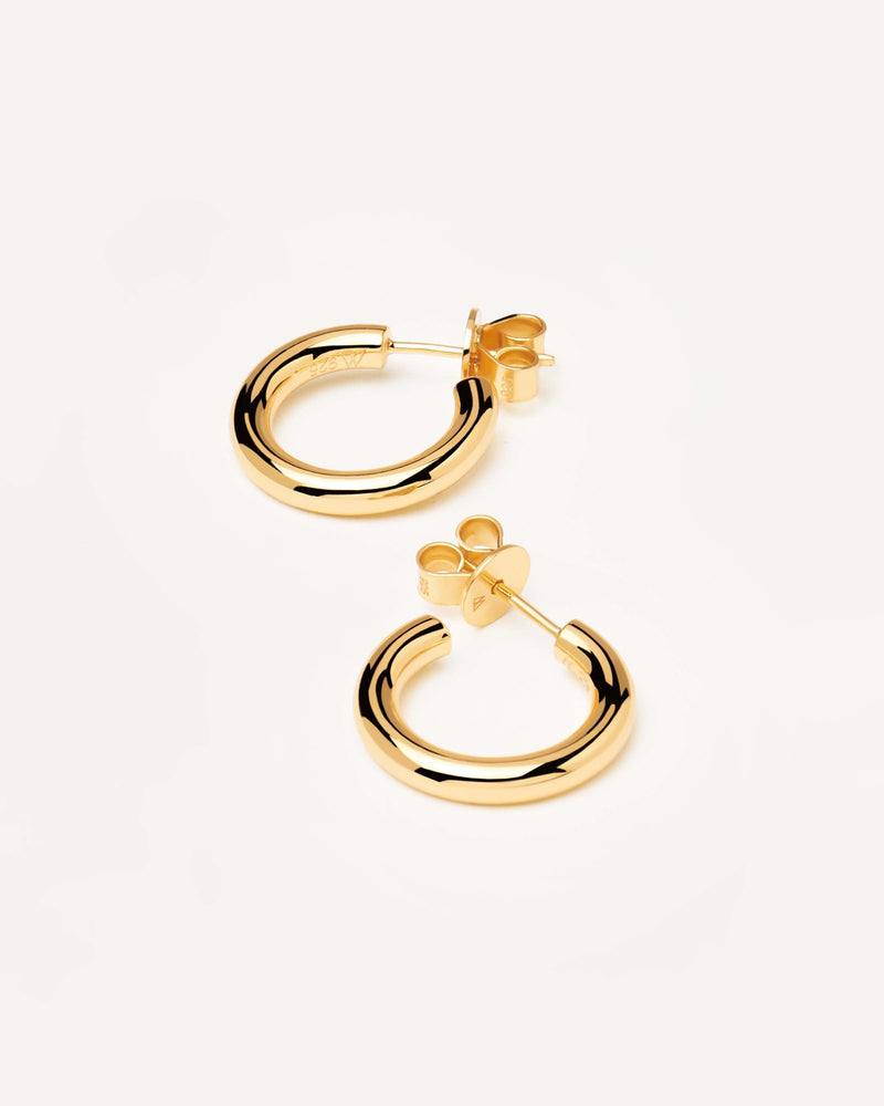 Medium Cloud Earrings - 
  
    Sterling Silver / 18K Gold plating
  
