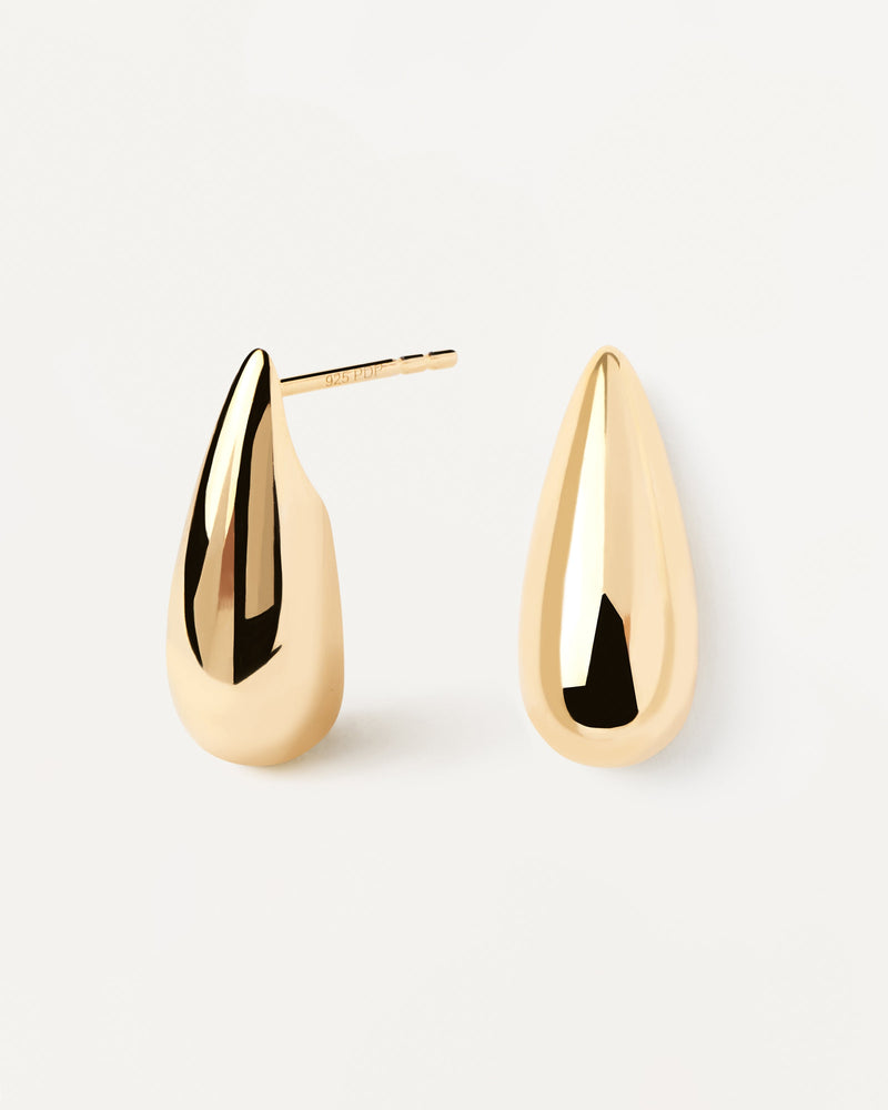 Large Sugar Earrings - 
  
    Sterling Silver / 18K Gold plating
  
