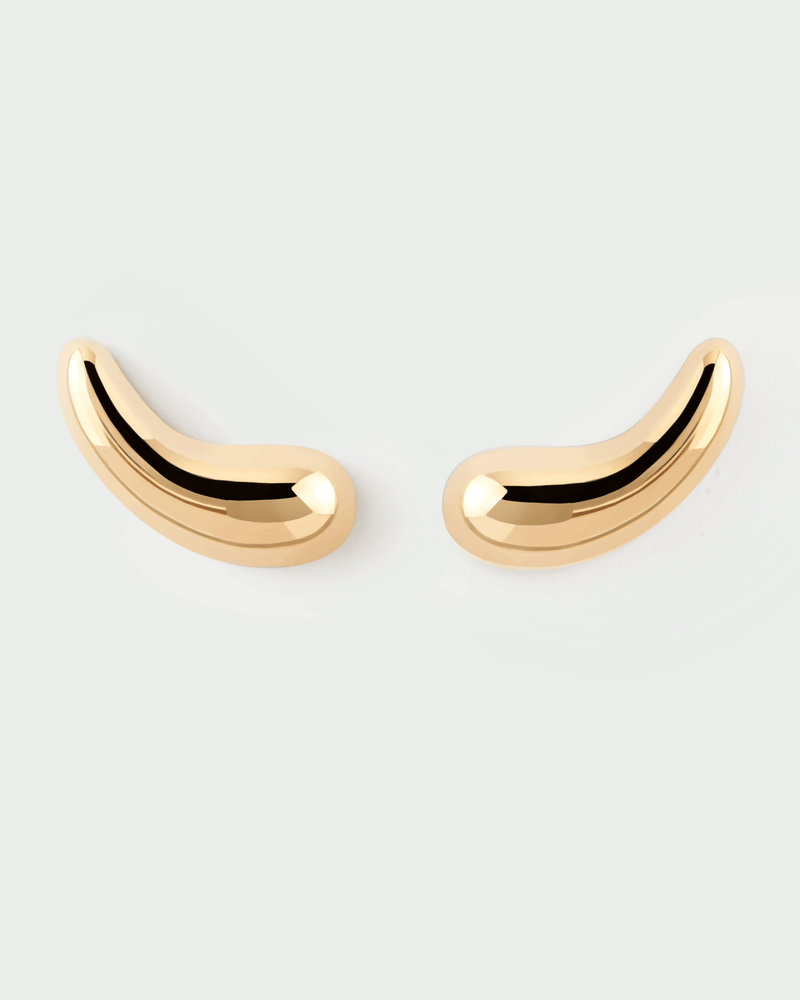 Pendientes Aqua - 
  
    Plata de Ley / Baño de Oro 18K
  
