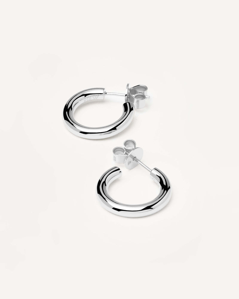 Boucles d’oreilles Medium Cloud en argent - 
  
    Argent massif
  
