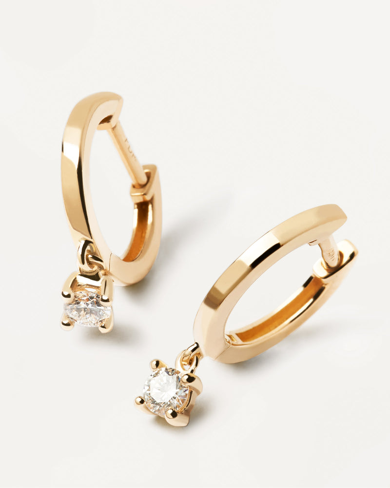 Pendientes de Diamantes y oro Drop - 
  
    Oro 18K
  
