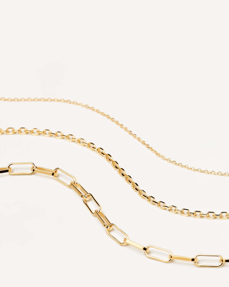 Essential Necklaces Set - 
  
    Sterling Silver / 18K Gold plating
  
