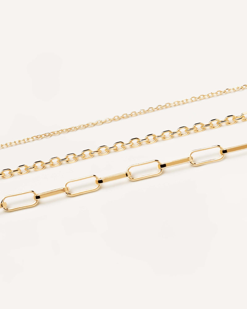 Essential Necklaces Set - 
  
    Sterling Silver / 18K Gold plating
  
