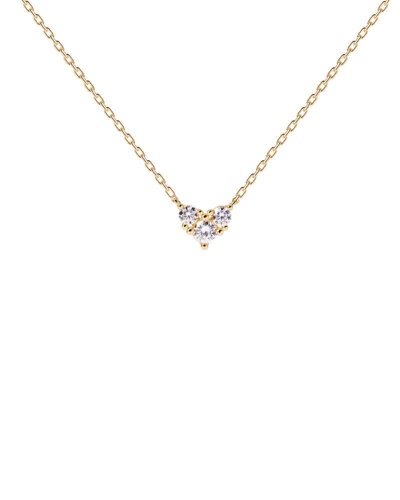 Collana One Heart - 
  
    Argento sterling / Placcatura in Oro 18K
  
