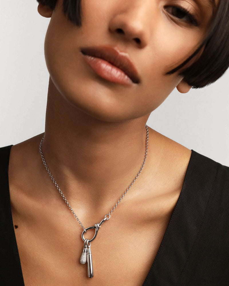 Stacker Clasp Silver Chain Necklace - 
  
    Sterling Silver
  
