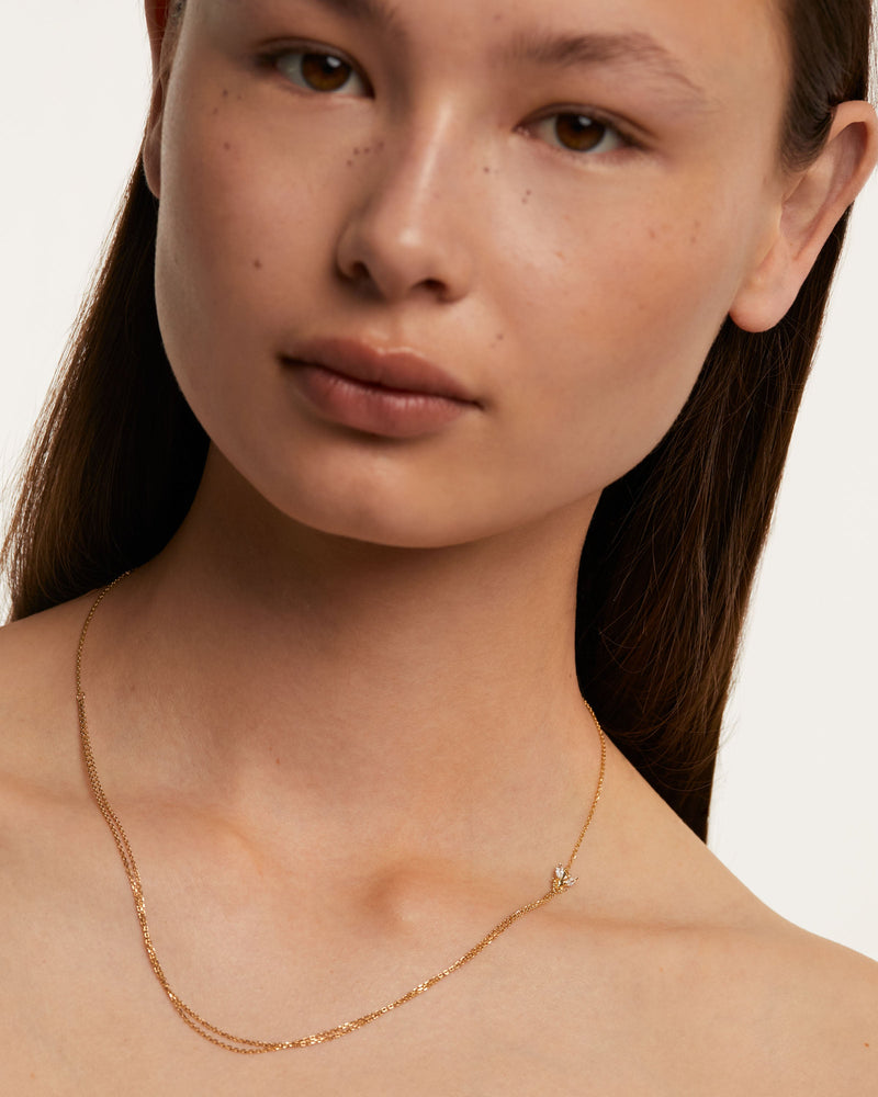 Breeze Necklace - 
  
    Sterling Silver / 18K Gold plating
  
