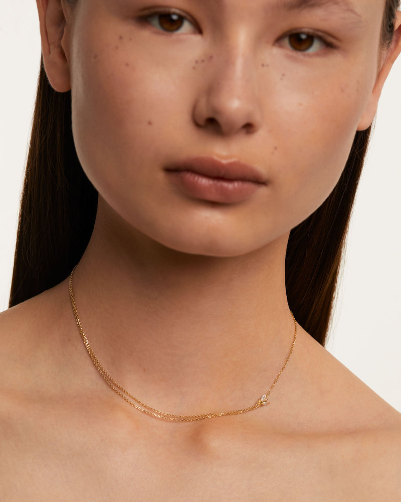 Breeze Necklace - 
  
    Sterling Silver / 18K Gold plating
  
