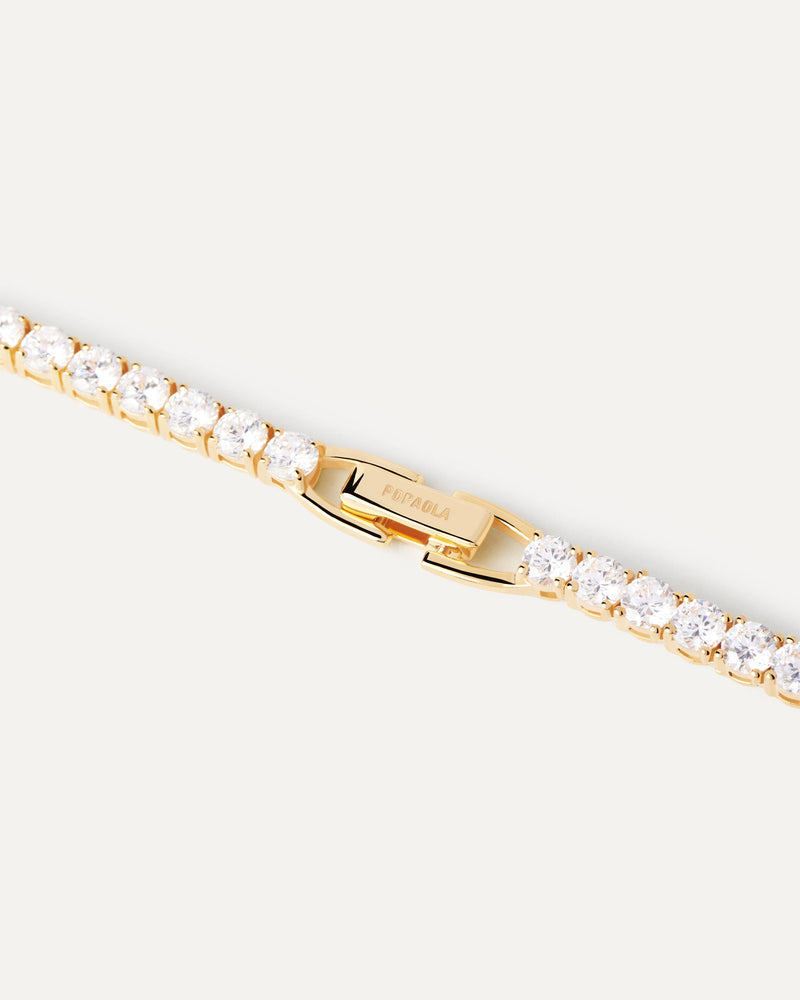 Bracciale Tennis Supreme - 
  
    Argento sterling / Placcatura in Oro 18K
  
