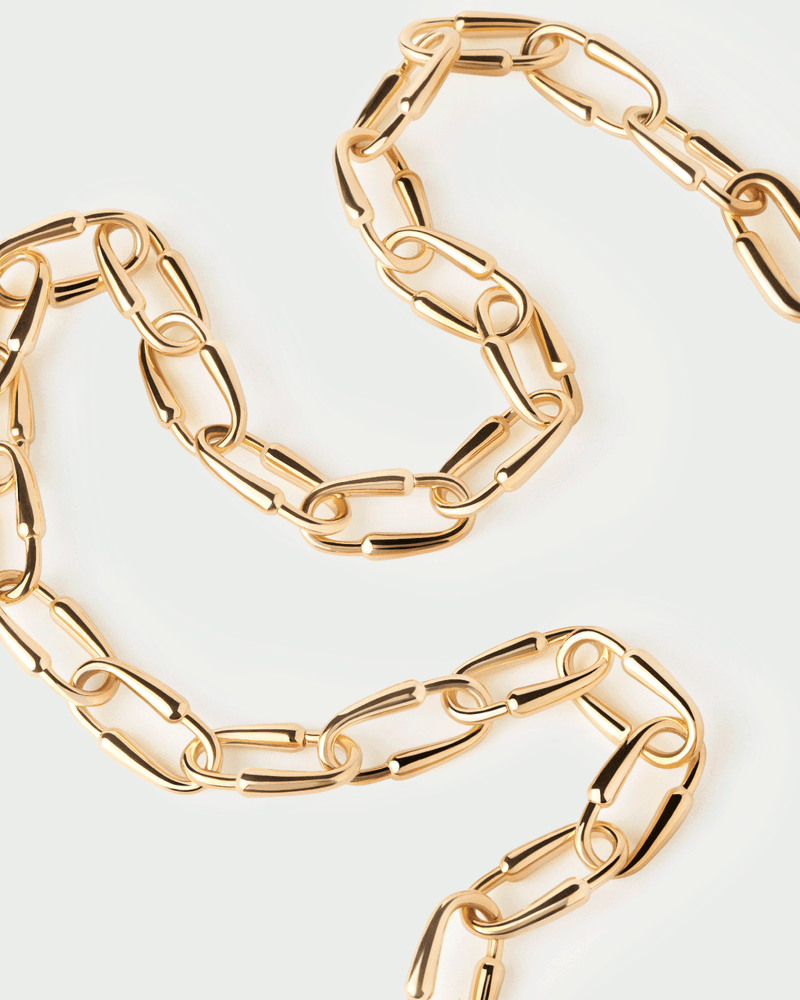 Loop chain necklace - 
  
    Brass / 18K Gold plating
  
