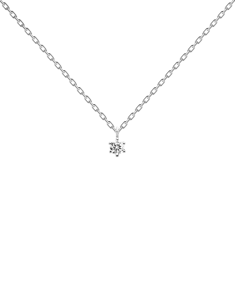 Collane d'argento White Solitary - 
  
    Argento sterling
  
