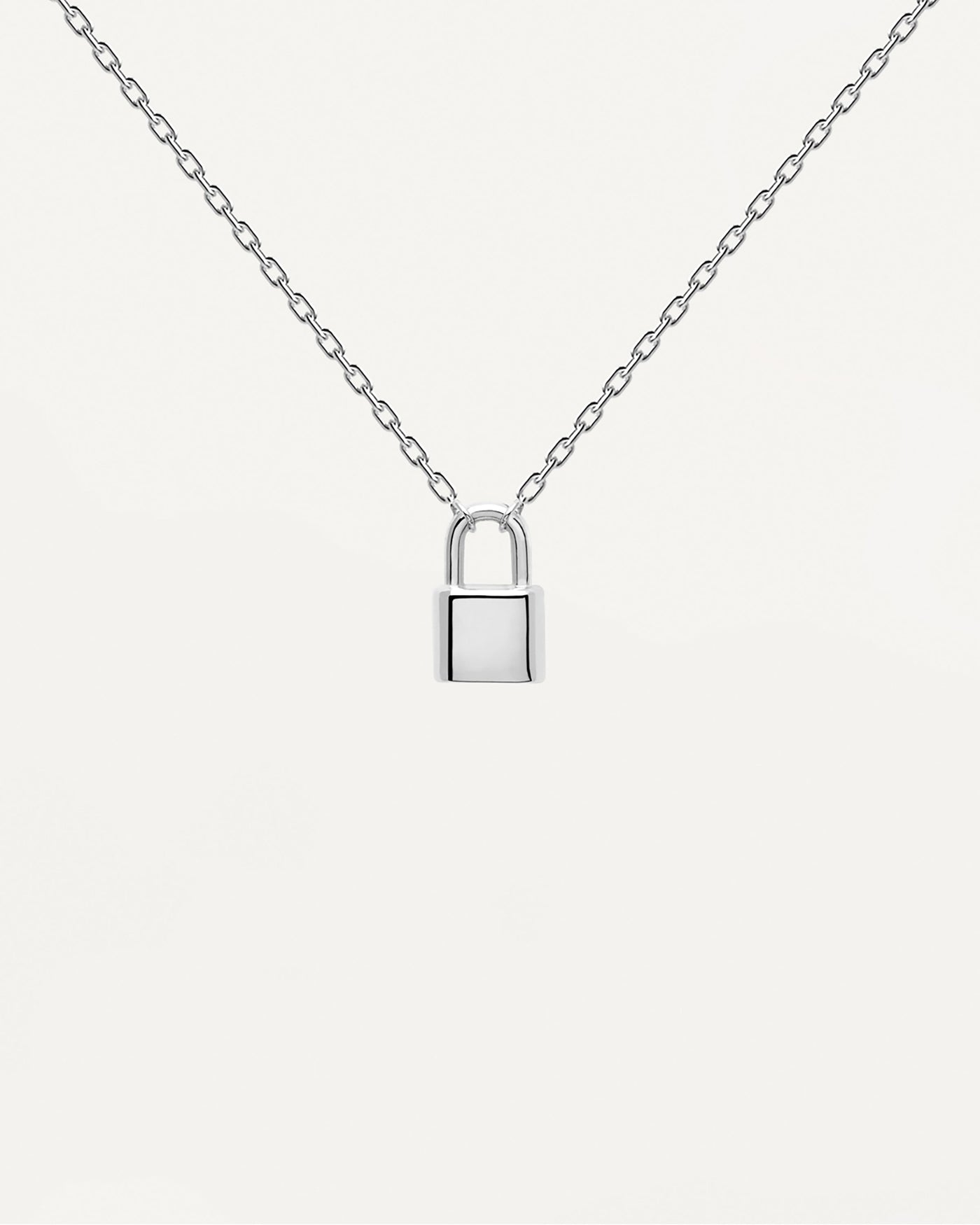lock pendant necklace
