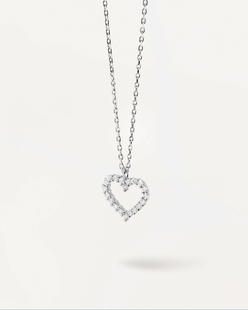 Collana in argento White Heart - 
  
    Argento sterling
  
