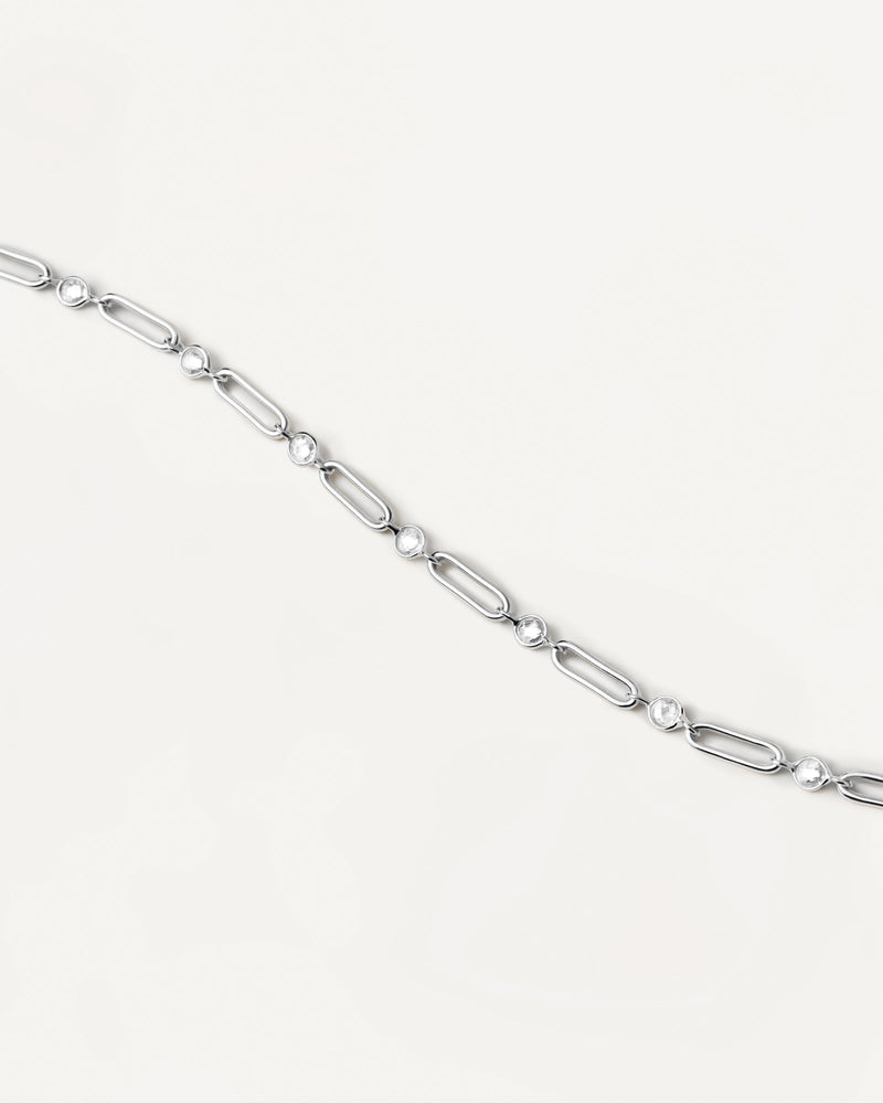 Bracciale a Catena in Argento Miami - 
  
    Argento sterling
  
