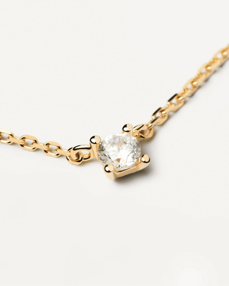 Collana in Diamanti e Oro Solitaire Mini - 
  
    Oro 18K
  
