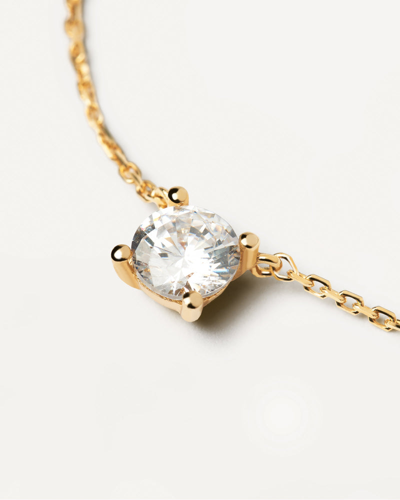 GoldHalskette mit Diamanten Solitaire Supreme - 
  
    18 kt Gold
  
