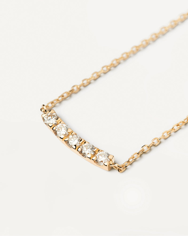 GoldHalskette mit Diamanten Eternity - 
  
    18 kt Gold
  
