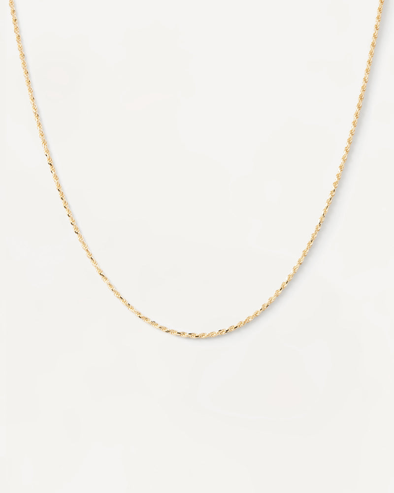 Gold Rope Chain Necklace - 
  
    18K Gold
  
