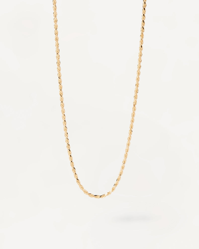 Gold Rope Chain Necklace - 
  
    18K Gold
  
