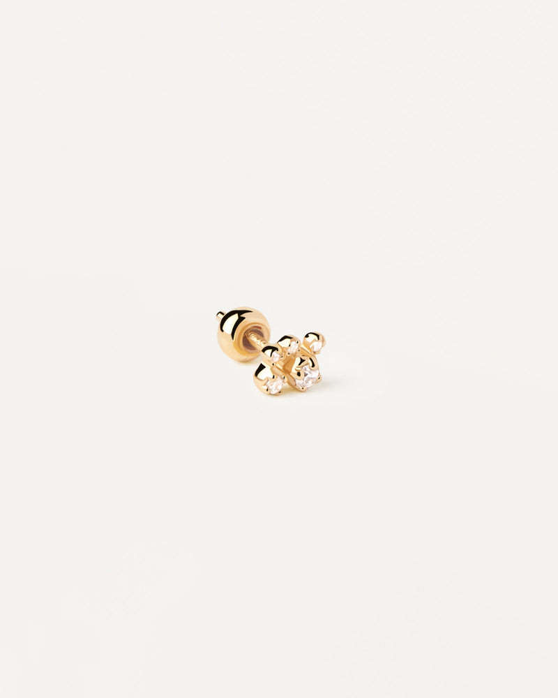 Bubble single stud Earring - 
  
    Sterling Silver / 18K Gold plating
  
