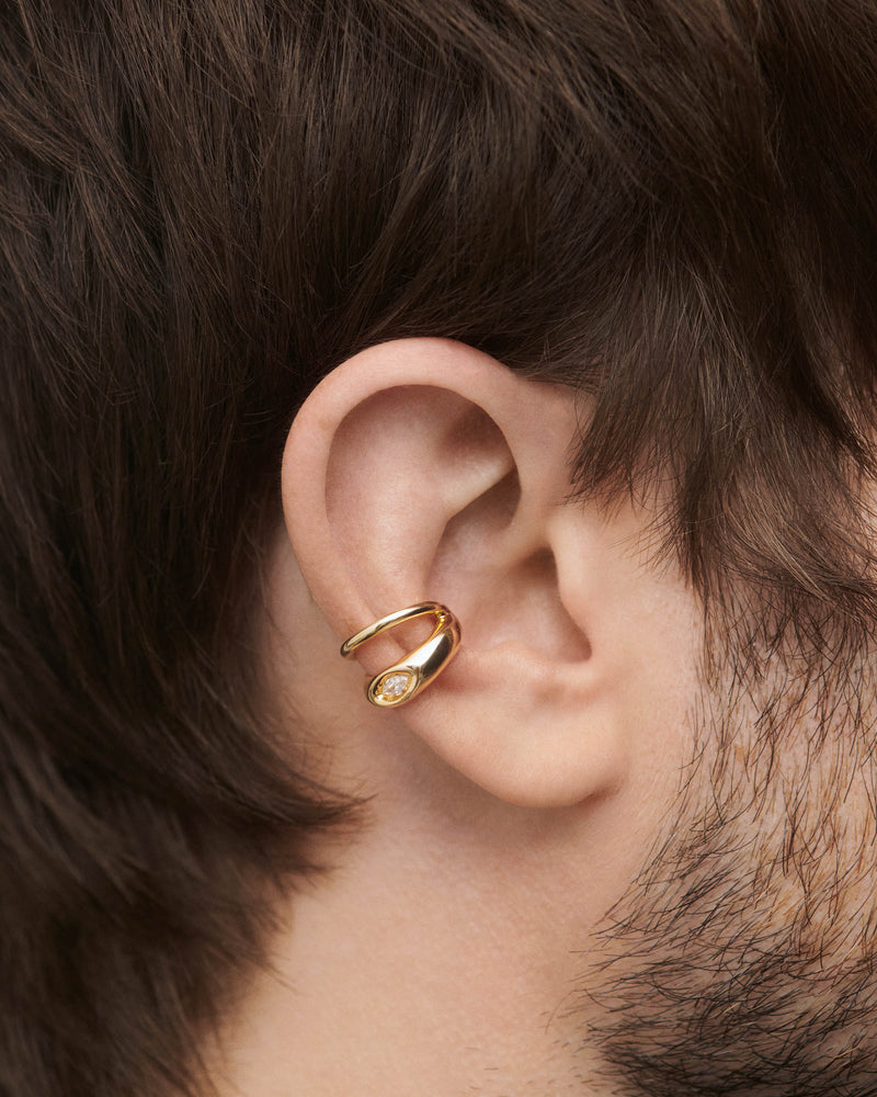 Ura Ear Cuff - 
  
    Sterling Silver / 18K Gold plating
  
