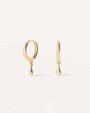 Teardrop Single Hoop Earring - PDPAOLA