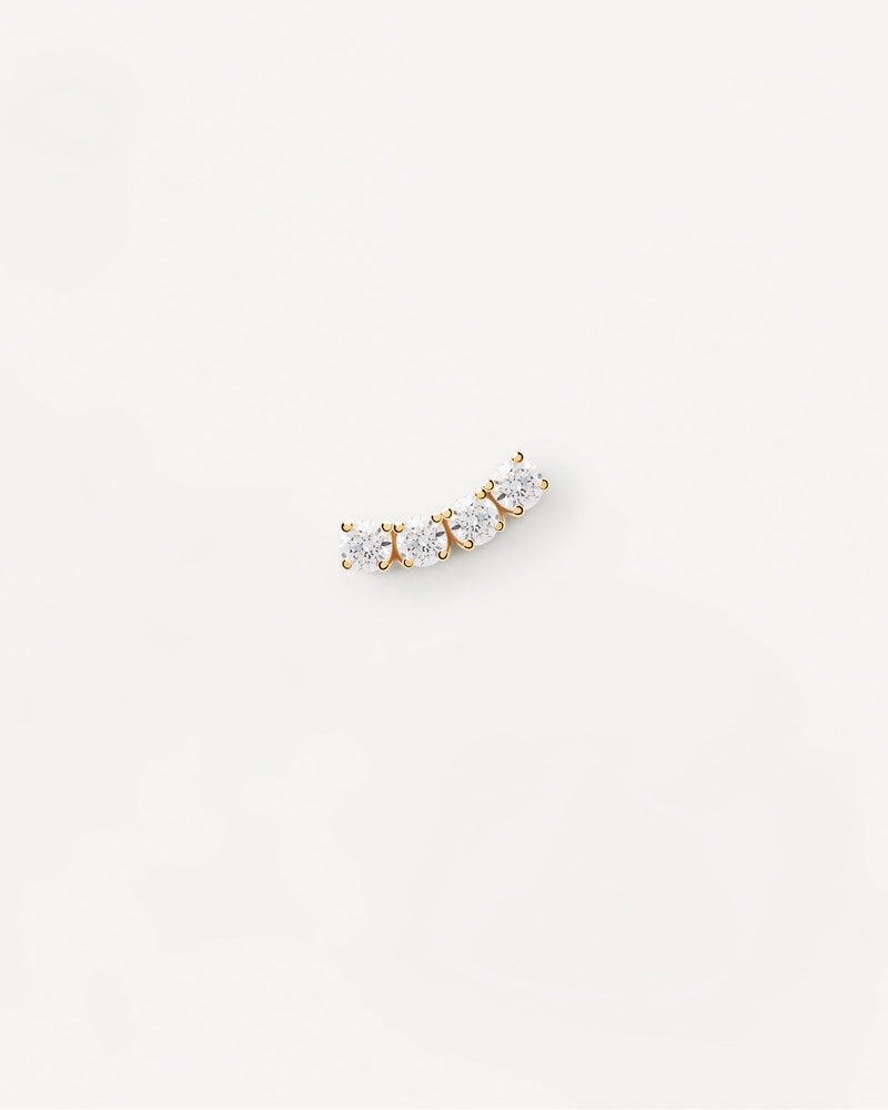 Uma Piercing Ohrringe - 
  
    Sterling Silber / 18K Goldplattierung
  
