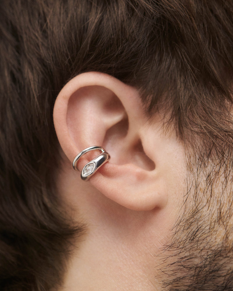 Ear Cuff En Argent Ura - 
  
    Argent massif
  
