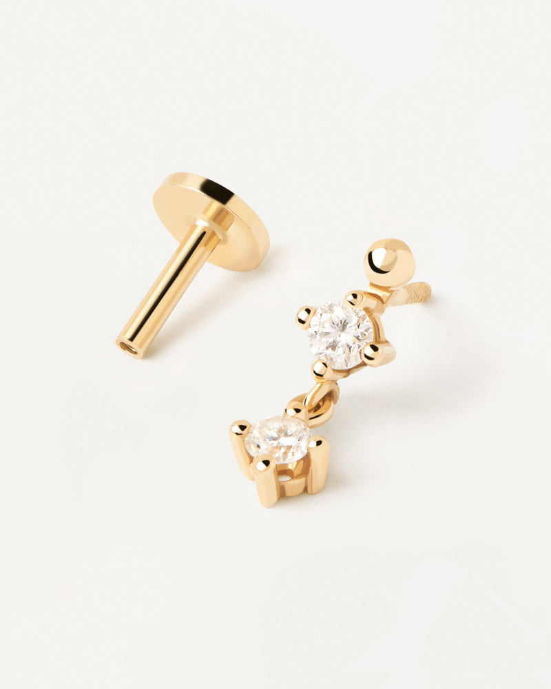 Piercing orecchio in Diamanti e Oro Soho - 
  
    Oro 18K
  
