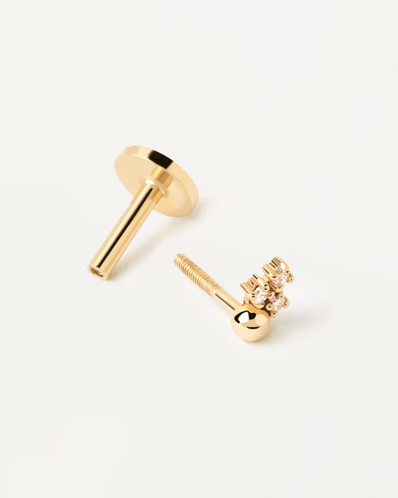 Piercing orecchio in Diamanti e Oro Blake - 
  
    Oro 18K
  
